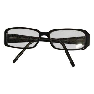 Women’s One Size Black Crystal Eyeglasses Frames With Prescription Lenses